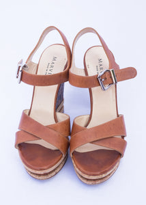 Marvin K Leather Wedges