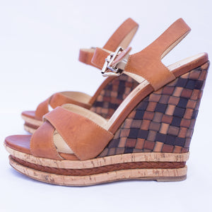 Marvin K Leather Wedges