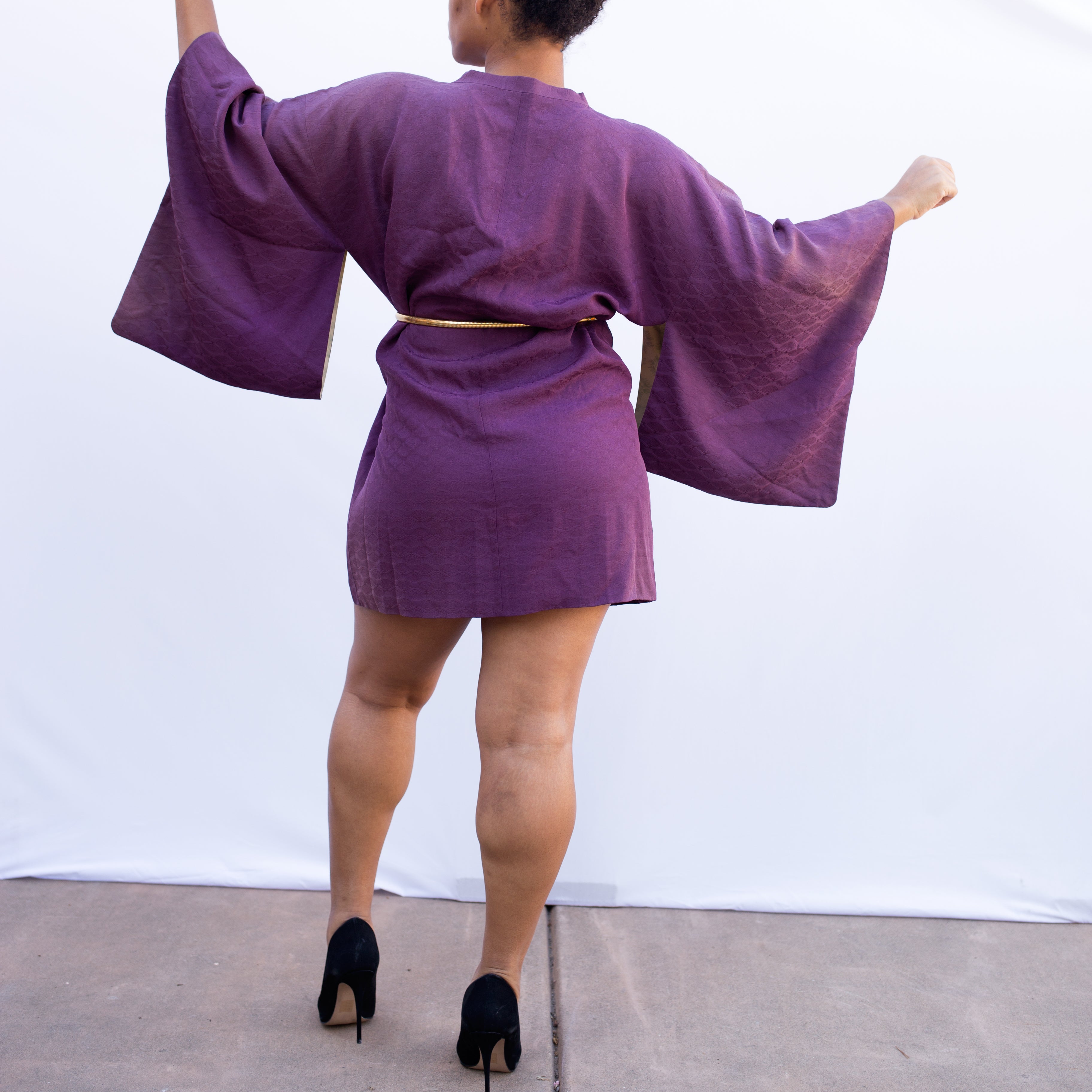 Silk Kimono Dress