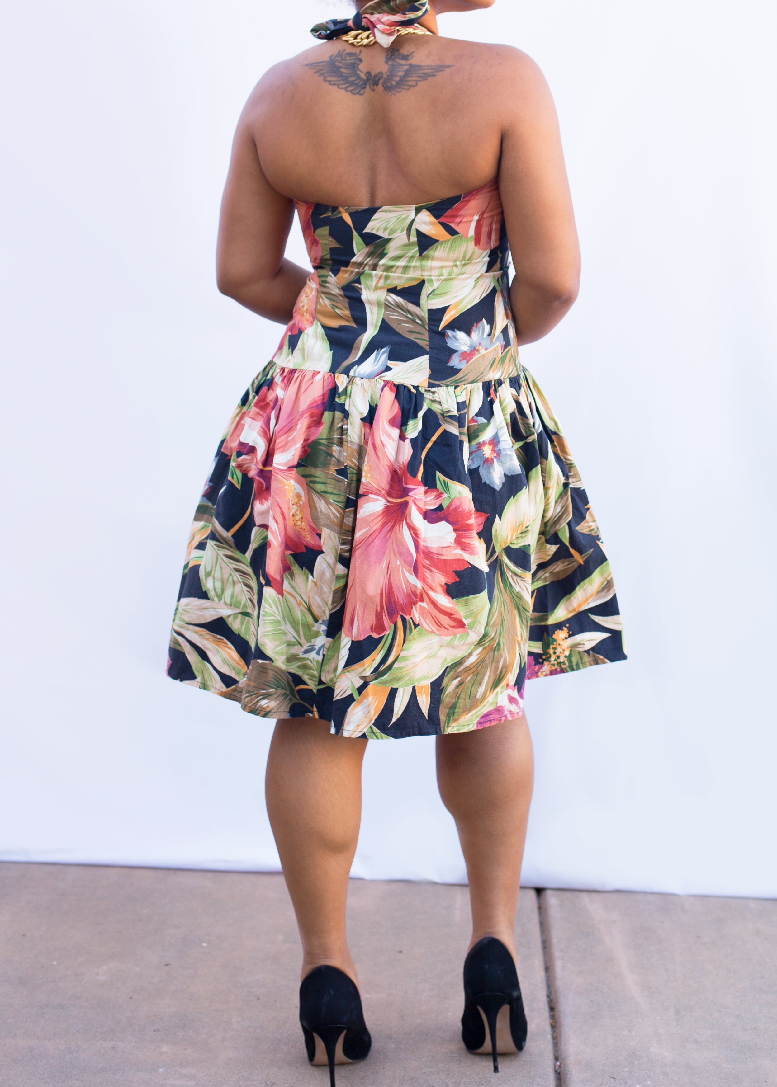 Ambiance Halter Floral Dress