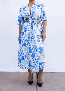 Laura & Jane Geometric 2 Piece