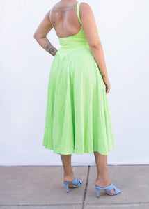 Moda International Lime Green Dress