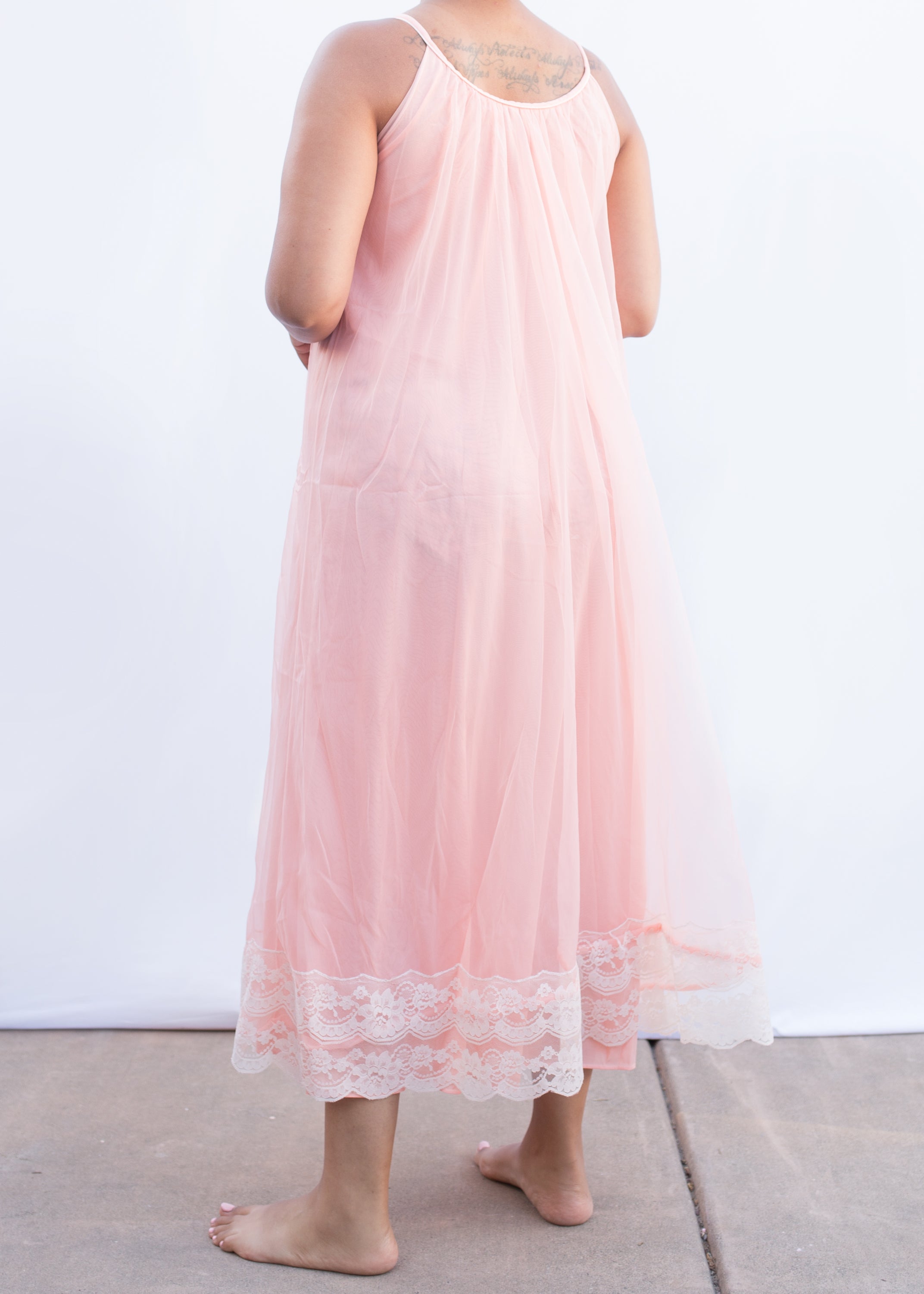 Pink In Time 2 Piece Nightgown